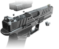 Springfield Armory Echelon 4.0C Comp CA Compliant 9mm pistol with Viridian RFX11 green dot, optics-ready slide, night sights, and 10+1 capacity.
