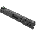 Derya Firearms Island Complete Upper 9mm with RMR cut and ported island barrel. Fits DY9 and Glock 19 Gen 4 frames for flatter shooting.