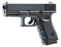 Umarex Glock 19 Gen3 CO2 .177 BB air pistol with metal slide, 16+1 capacity, fixed sights, and authentic Glock styling for training and plinking.