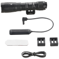 Streamlight ProTac 2.0 Rail Mount weapon light with 2,000 lumens, USB-C rechargeable battery, pressure switch, and Picatinny compatibility.
