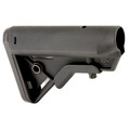 B5 Systems BRAVO Stock fits mil-spec carbine buffer tubes and adds a slim SOPMOD-style cheek weld, QD sling mounts, and cushioned buttpad.