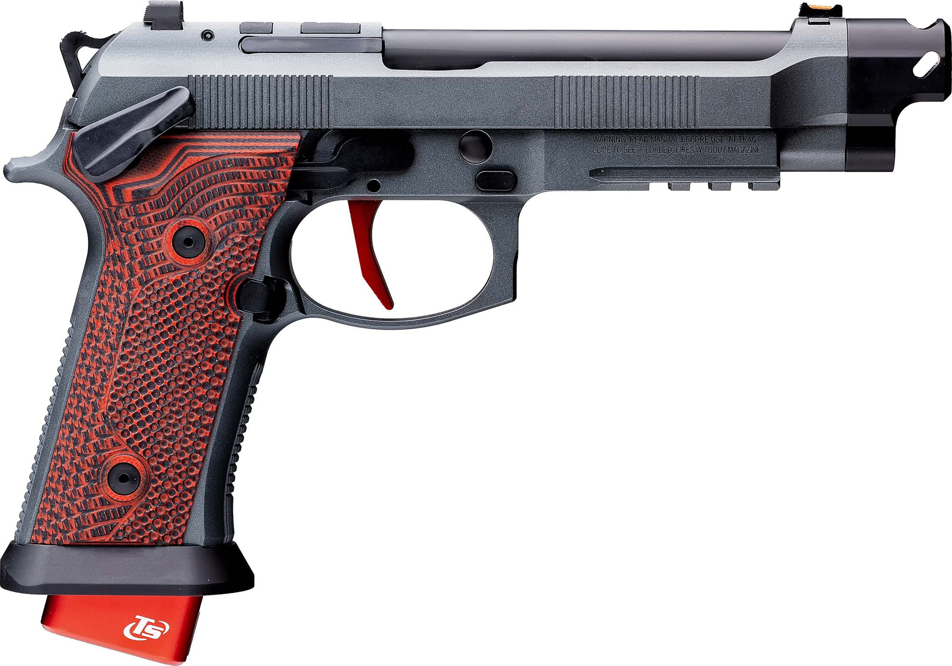Beretta 92XI SAO Gara Competition Pistol - Gray Cerakote, 9mm
