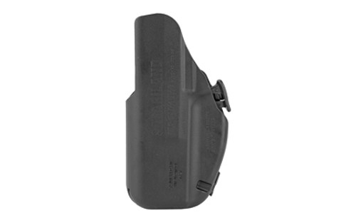 Image of SAFARILAND 575 GLS FITS G43 XD-S HCAT BLACK RH with Safariland Model 575
 7TS, GLS Pro-Fit Inside Waistband Holster, Fits Glock 43/Springfield Hellcat/XD-S 9MM, Kydex, STX Black, Right Hand 575-895-411., ideal for various uses.