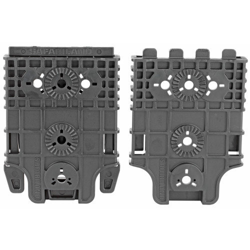 Safariland Quick Locking System Kit: 1 QLS 19 fork and 2 QLS 22 receivers.