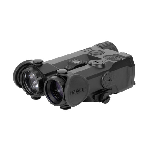 IRIS 4 quad-function laser device offers a 60mW IR illuminator, 1,000 lumen white light, red visible laser, IR laser, and remote pressure switch in a lightweight, compact 7075 aluminum body.