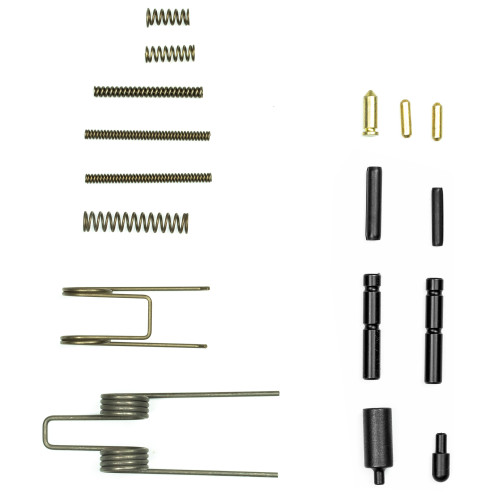 Image of CMMG AR15 Parts Kit - Lower Spring and Pin Kit with Product: AR15 Lower Pins and Springs Parts Kit
  SKU: CMMG55AFF75
  Elevate your AR15 build or repair with this high-quality Lower Pins and Springs Parts Kit. Engineered to meet or exceed Mil...