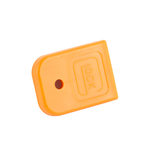 Glock 9mm/.40/.357 SIG OEM orange magazine floor plate. Glock 9mm/.40/.357 SIG OEM orange magazine floor plate.