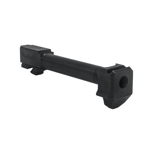 Icarus Omega Comp & Barrel for Glock 17 Gen 5, black nitride finish. Icarus Omega Comp & Barrel for Glock 17 Gen 5, black nitride finish.