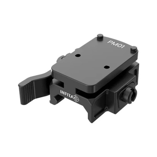 InfiTac PM01 Picatinny Rail Mount for FMP13 Thermal Optic. Built from lightweight 7075-T6 aluminum, this rugged mount ensures rock-solid stability, precision alignment, and effortless installation.