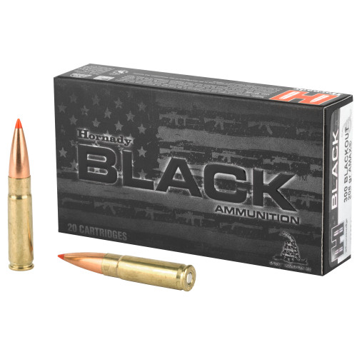 Hornady BLACK 300 AAC Blackout 208gr A-MAX 20rd box