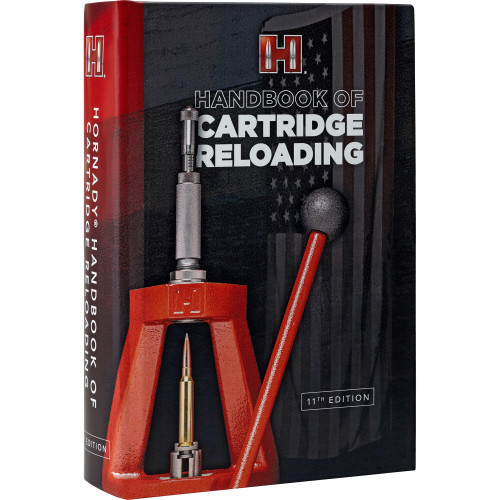 Hornady 11th Edition Reloading Handbook with cartridge data and bullet technology.