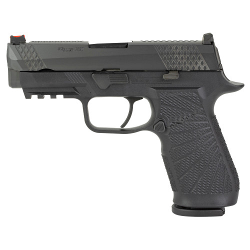 Wilson Combat WCP320 Carry 9MM 3.9" DLC Black Curved Trigger, 17-Round Magazine