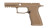 Photo of SIG SAUER Grip Module, 320 X-Series, 9/40/357, Full Size, Coyote, Medium, GRIPMODXF943MCOY