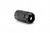 Strike Oppressor Lite V2 — 5.0 oz concussion reduction device with hardened steel core, aluminum shell, 18 vent holes, and fast QD mount for SREM-compatible muzzle devices. Lightweight, quick-attach blast redirector for training and close-quarters use