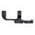 Shrapnel extended 25-slot Picatinny riser mount, 10-inch, recoil stop.