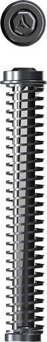 Upgrade your Glock 19, 19X, or 45 with the RADIAN COMPRESSOR Guide Rod. Features a fluted Nitride-finished guide rod, captured spring design, and three-spring tuning system for smoother cycling and reliable performance.