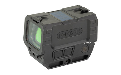 Image of Holosun RONIN AEMS MAX RED SOLAR MRS: Holosun Technologies Ronin AEMS MAX, Red Dot, Non-Magnified, Multiple Reticle System (MRS), 32 MOA Circle with 2 MOA Dot, Shake Awake, Solar Failsafe, Anodized Finish, Black RONIN-AEMS-MAX-RD