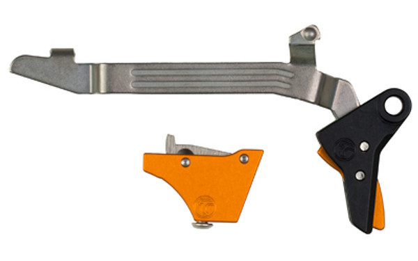 Image of Timney ALPHA For Glock G3-4 Large Orange with Timney Triggers Alpha Competition Trigger
  Anodized Finish, Orange, Fits Large Frame Gen 3 & Gen 4 -20, 21, 29, 30, 40 and 41 ALPHA GLOCK 3-4-LARGE-ORANGE., ideal for various uses.