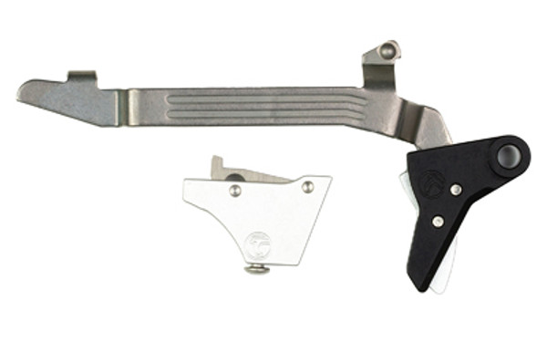 Image of Timney ALPHA For Glock G3-4 Large Silver with Timney Triggers Alpha Competition Trigger
  Anodized Finish, Silver, Fits Large Frame Gen 3 & Gen 4 - 20, 21, 29, 30, 40 and 41 ALPHA GLOCK 3-4-LARGE-SILVER., ideal for various uses.