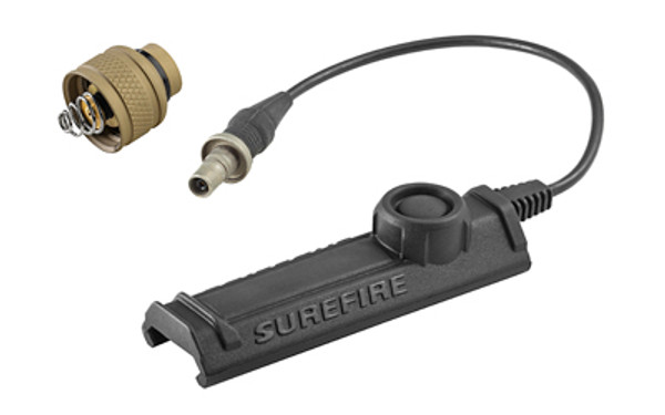 Image of Surefire Rear Cap Assembly M6XX TAN with Surefire Replacement Rear Cap Assembly, Fits M6XX Scoutlight Series, Includes SR07 Rail Tape Switch, Tan Finish UE-SR07-TN, ideal for various uses.