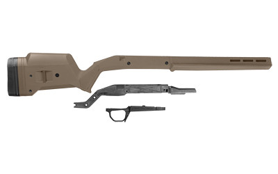 Image of MAGPUL HUNTR RUG AMERICAN SHORT ACTION STOCK FDE with Magpul Industries Hunter American Stock
 Fits Ruger American Short Action, Includes Magpul's Bolt Action Magazine Well, Flat Dark Earth MAG931-FDE., ideal for various uses.