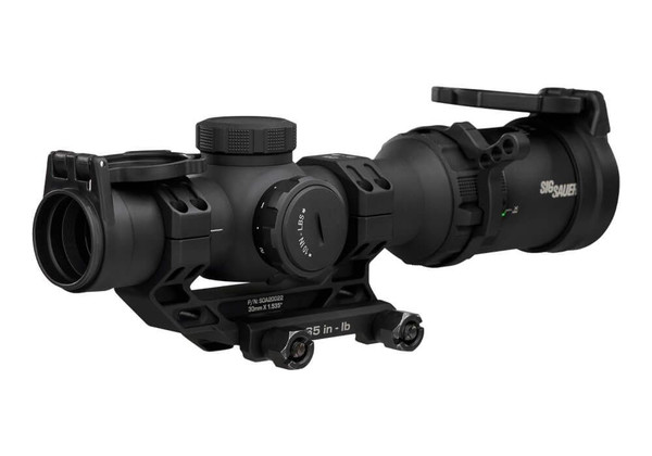 SIG TANGO-MSR COMPACT RIFLE SCOPE 1-10X24 SFP BDC10 angled side view