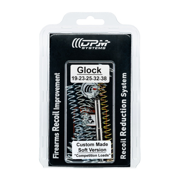 Discover the DPM Mechanical Recoil Reduction System Soft Version for Glock 19, 23, 25, 32, 38 (Gens 1-3) – engineered for smoother shooting, reduced recoil, and enhanced accuracy with low-power ammo. Compatible with ZEV OZ9 V2 Elite models. Lifetime warranty included.