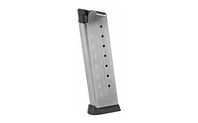 Image of MEC-GAR MAG COLT 45 8RD NICKEL with Mec-Gar USA Magazine
 45ACP, 8 Rounds, Fits 1911, Nickel Finish MGCG4508NPF., ideal for various uses.
