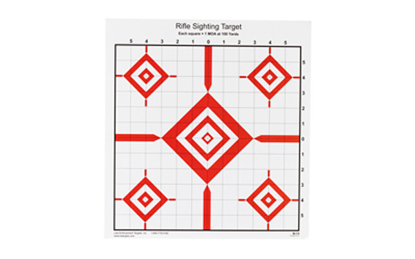 Image of ACTION TARGET RIFLE SIGHTING 100PK with SKU: ACTSI-13-100
  Action Target provides unique solutions to the commercial range owner, as well as to law enforcement and military organizations. Whether you're sighting in a rifle, conducting law enf...