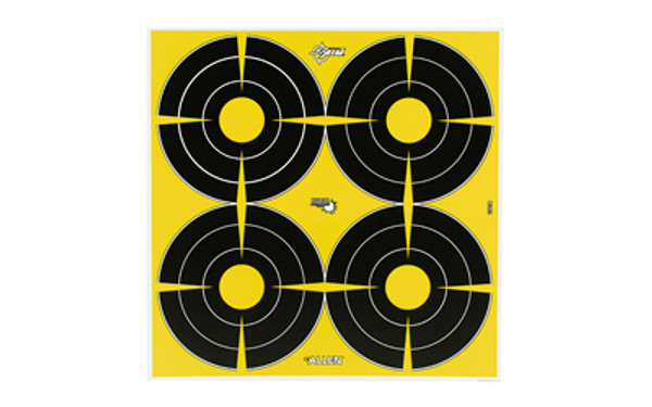 Image of ALLEN EZ AIM 12"X12" 4 SPOT 8PK with SKU: ALN15218
  Whether you love shooting targets with handguns, rifles or shotguns, load up your target stand with Allen EZ-Aim paper targets featuring splash technology that flakes and crumbles upon impac...