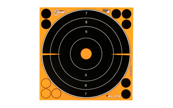 Image of ALLEN EZ AIM 8"X8" BULLSEYE 30PK with SKU: ALN15221
  Whether you love shooting targets with handguns, rifles or shotguns, load up your target stand with Allen EZ-Aim paper targets featuring splash technology that flakes and crumbles upon impa...