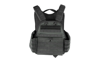 NcSTAR Plate Carrier Vest fits 10"x12" hard plates, features PALS webbing, adjustable straps, and a cummerbund for sizes M–2XL. Durable, affordable tactical gear.