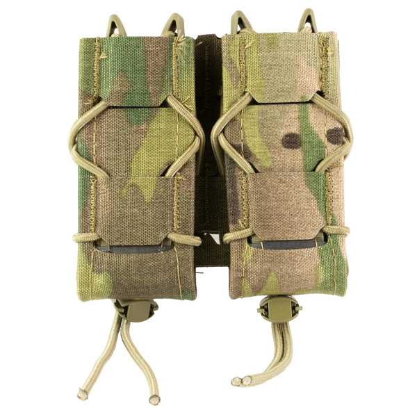 Image of High Speed Gear TACO GEN 2, Magazine Pouch, Fits (2) Pistol Magazines, Nylon/Thermoplastic Construction, MultiCam 24PT02MC with SKU: HSGI24PT02MC
  The Generation 2 Double Pistol TACO is sleeker, lighter, and more versatile than the original. ...
