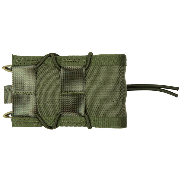 Image of High Speed Gear Rifle TACO, Single Magazine Pouch, MOLLE, Fits Most Rifle Magazines, Hybrid Kydex and Nylon, Olive Drab Green 11TA00OD with SKU: HSGI11TA00OD
  This unique pouch can securely hold most rifle caliber magazines, including 5.56mm,...