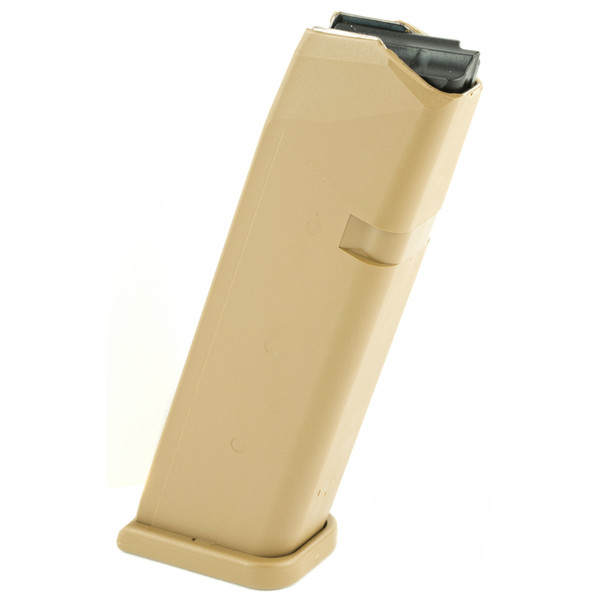 Image of Glock OEM Magazine 9MM - 17 Rounds For All Generations of Glock 17/19X/34 Coyote Brown 47487 with SKU: MGGL47487
 Enhance your shooting experience with this high-capacity GLOCK magazine, engineered for exceptional reliability and durability. E...