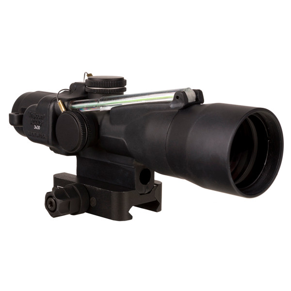 Image of Trijicon ACOG 3x30mm Dual Illuminated Green Crosshair .300BLK/220gr Includes Q-LOC Mount, Matte Finish, Black TA33-C-400382 with SKU: TRTA33-C-400382
  Discover the Trijicon ACOG (Advanced Combat Optical Gunsight), a battle-tested optic truste...