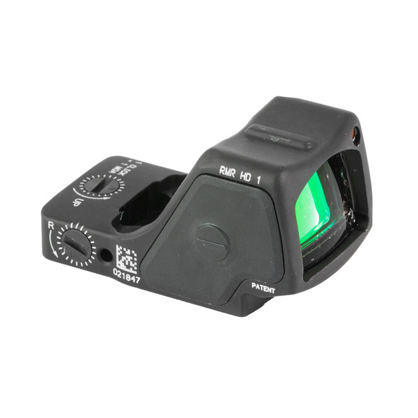 Image of Trijicon RMR HD Adjustable 55/1.0 MOA - in Black with SKU: TRRMHD1-C-3200001
  Trijicon RMR HD: The Ultimate Red Dot Pistol Optic for Duty
  Elevate your performance with the Trijicon RMR HD, a cutting-edge red dot pistol optic engineered for ...