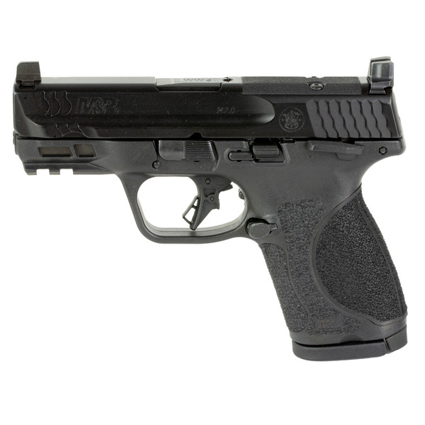 Image of S&W M&P M2.0 9MM 3.6" 15RD Thumb Safety Optics Ready BLK with Smith & Wesson M&P M2.0 Compact 9mm - Optics Ready
 

 SKU: SW13570
 

 Elevate your shooting experience with the new optics-ready M&P M2.0 Compact from Smith & Wesson. This 9mm pis...