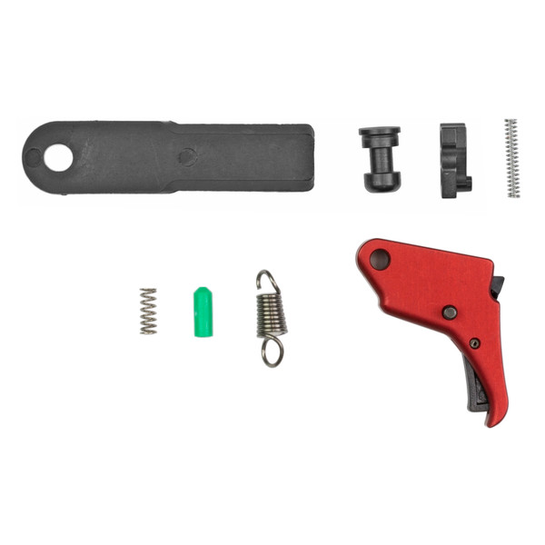 Image of APEX Red, Shield Action Enhancement Trigger and Duty Carry with SKU: APX100-056
 Elevate your M&P Shield's performance with the Apex Action Enhancement Trigger & Duty/Carry Kit. Designed exclusively for the 9mm and .40 S&W models, this compreh...