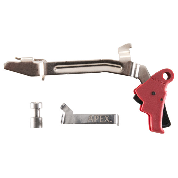 Image of APEX Polymer Action Enhancement Kit for Glock GEN 3/4 RED with SKU: APX102-P155
  Elevate your pistol's performance with the Apex Action Enhancement Kit, meticulously designed for standard frame Gen 3 and Gen 4 pistols. This comprehensive kit ...
