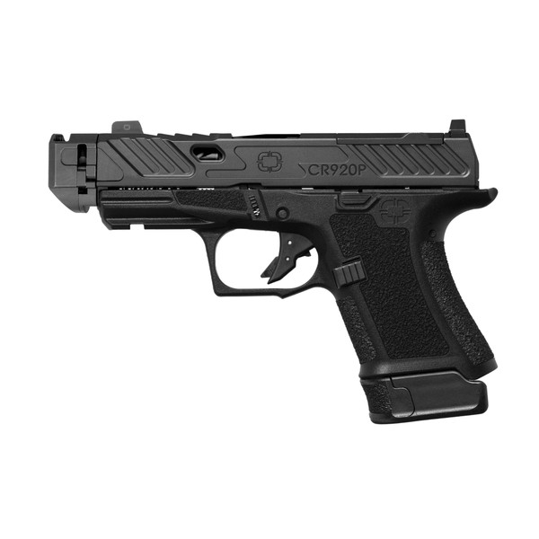 Image of Shadow Systems CR920P 9MM 3.75" Black Spiral Fluted Barrel with Integrated Compensator 13RD with SKU: SS-4212
  Discover the ultra-concealable CR920P, engineered for comfortable shootability that rivals full-size pistols. This subcompact power...