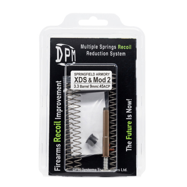 Upgrade your Springfield XD & XD Mod.2 3.3" barrel (9mm/.45 ACP) with the DPM Systems Recoil Reduction System. Reduce recoil, minimize muzzle flip, and boost accuracy for concealed carry and range use. Shop now at Terran Gear USA for premium tactical gear.