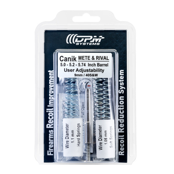 DPM Systems Recoil Reduction System for Canik Rival & Mete 5" - 5.2"-5.74" Barrel 9mm & .40 S&W DPM Systems Recoil Reduction System for Canik Rival & Mete 5" - 5.2"-5.74" Barrel 9mm & .40 S&W