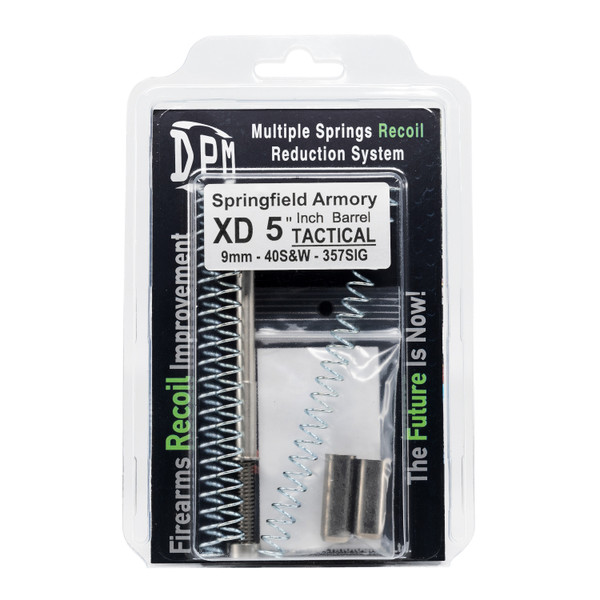 DPM Systems Recoil Reduction System kit for Springfield Armory XD Tactical 5" Barrel 9mm DPM Systems Recoil Reduction System kit for Springfield Armory XD Tactical 5" Barrel 9mm