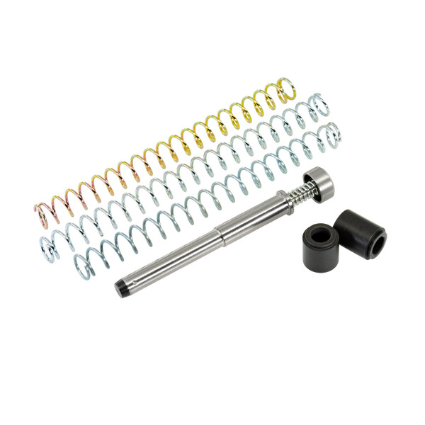 DPM Mechanical Recoil Reduction System for Springfield XD-M Elite 4.5” (10mm). Direct-replacement recoil rod with 2 spring plugs and 3 external springs — 6 adjustable settings for optimized recoil control, improved slide protection, and faster follow-up shots. Lifetime warranty.