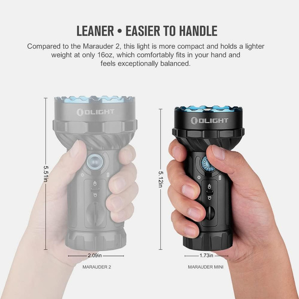 Olight Marauder Mini Rechargeable Handheld Flashlight