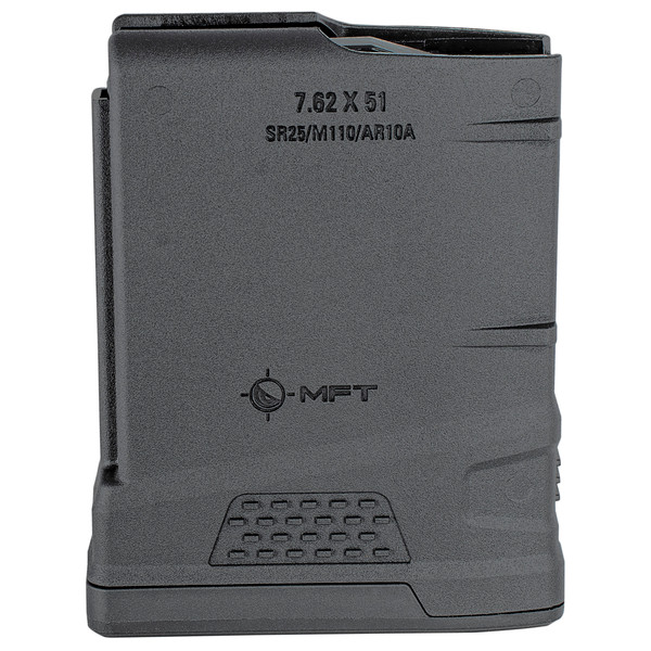 MFT Extreme Duty .308 10-round magazine in Black.