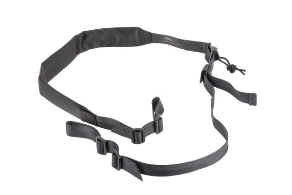 Viking Tactics Wide Padded Sling Upgrade in Coyote is a two-point quick adjust sling with wide padding, rubber pull tab, metal hardware, and friction-resistant nylon. Made in the USA.