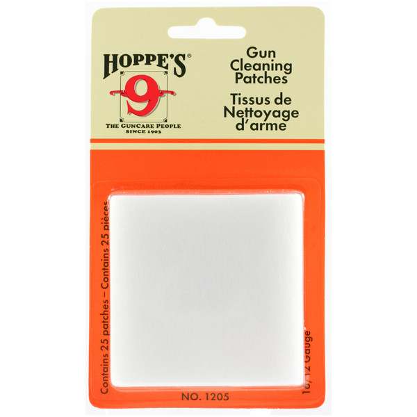 Hoppe's Cotton Patch for 12/16 Gauge firearms. Hoppe's Cotton Patch for 12/16 Gauge firearms.