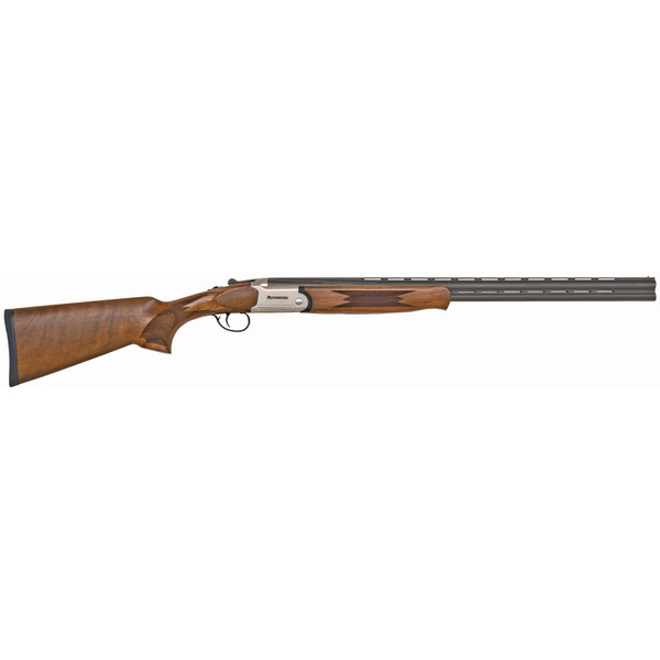 Mossberg Silver Reserve II Field Over/Under shotgun in 28 gauge, 26" barrels, silver finish.